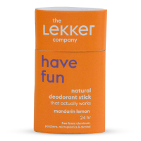 The Lekker Company Have Fun Deodorant Stick Mandarijn & Citroen (40 gram)  STL00007