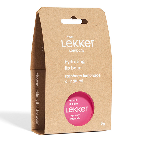 The Lekker Company Lippenbalsem Raspberry Lemonade (8 gram)  STL00010 - 1