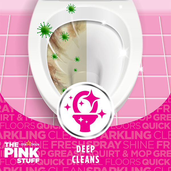 The Pink Stuff | The miracle foaming toilet powder | Toiletreiniger poeder | 3 x 100 gram SPI00023 - 4
