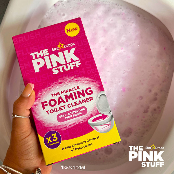 The Pink Stuff | The miracle foaming toilet powder | Toiletreiniger poeder | 3 x 100 gram SPI00023 - 6