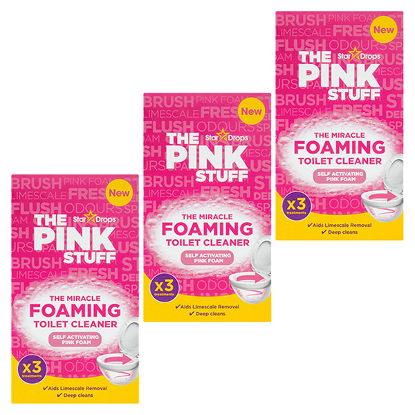 The Pink Stuff Aanbieding: The Pink Stuff | The miracle foaming toilet powder | Toiletreiniger poeder | 9 x 100 gram  SPI00024 - 1