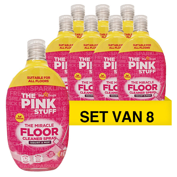 The Pink Stuff Aanbieding: The Pink Stuff Direct to the Floor - vloerreiniger (8x 750 ml)  SPI00056 - 1