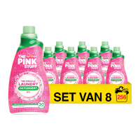Aanbieding: The Pink Stuff Vloeibaar Wasmiddel Bio 960 ml (8 flessen - 256 wasbeurten) SPI00039