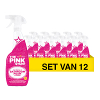 The Pink Stuff Aanbieding: The Pink Stuff badkamerreiniger spray (12 flessen - 750 ml)  SPI00030