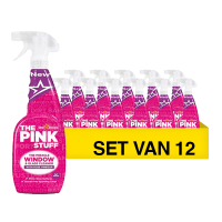The Pink Stuff Aanbieding: The Pink Stuff raam & glasreiniger (12 flessen - 750 ml)  SPI00036