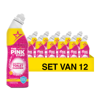 The Pink Stuff Aanbieding: The Pink Stuff toiletreiniger gel (12 flessen - 750 ml)  SPI00032