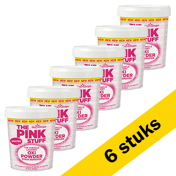 The Pink Stuff Aanbieding: The Pink Stuff vlekkenverwijderaar voor witte was (6 x 1 kg)  SPI00037 - 1