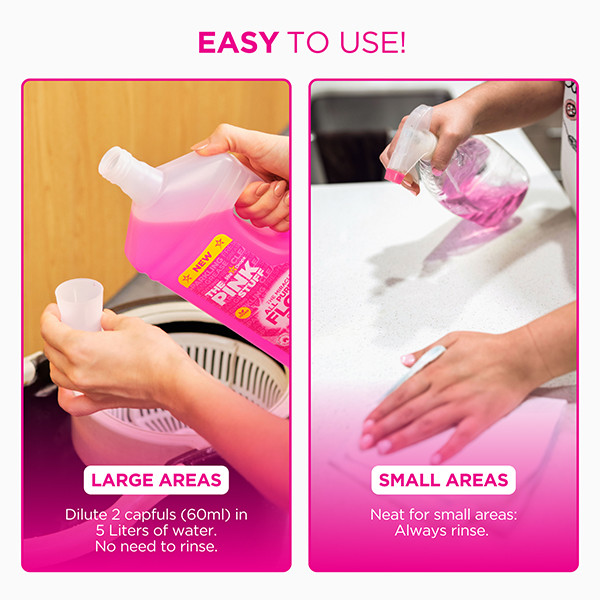 The Pink Stuff Floor Cleaner (1 liter) SPI00021 - 4
