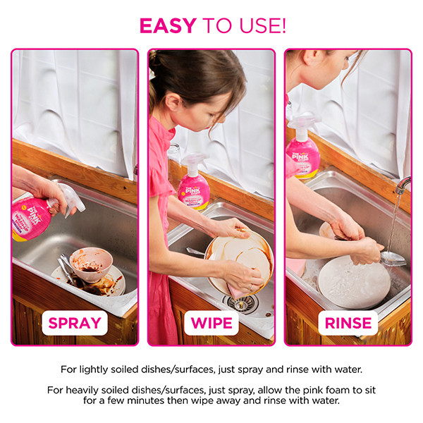 The Pink Stuff Wash Up Spray (500 ml) SPI00018 - 4