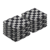 Theedoek Zwarte Blokken 65 x 65 cm (12 stuks) (123schoon huismerk)