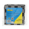 Theedoek Zwarte Blokken 65 x 65 cm 2 stuks (123schoon huismerk)  SDR06463 - 2