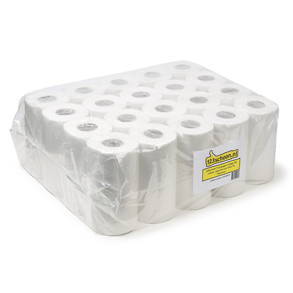 Toiletpapier 2-laags | 40 rollen | 123schoon huismerk | Geschikt voor Tork T4 dispenser  SDR02078 - 1