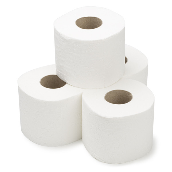 Toiletpapier 2-laags | 4 rollen | 123schoon huismerk | Geschikt voor Tork T4 dispenser  SDR02000 - 1