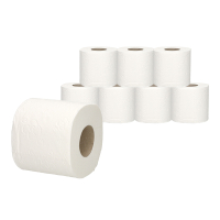 Toiletpapier 4-laags | 8 rollen | 123schoon huismerk | Geschikt voor Tork T4 dispenser SDR02002