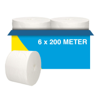 Toiletpapier Jumbo 2-laags | 6 rollen | 123schoon huismerk | Geschikt voor Tork T8 dispenser SDR02008
