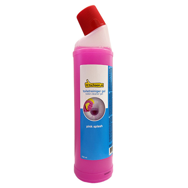 Toiletreiniger gel Pink Splash 750 ml (123schoon huismerk)  SDR06053 - 1