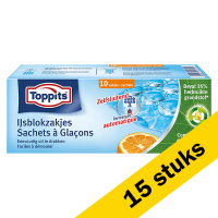 Toppits Aanbieding: Toppits ijsblokzakjes | 10 x 20 blokjes | 15 verpakkingen  STO05029