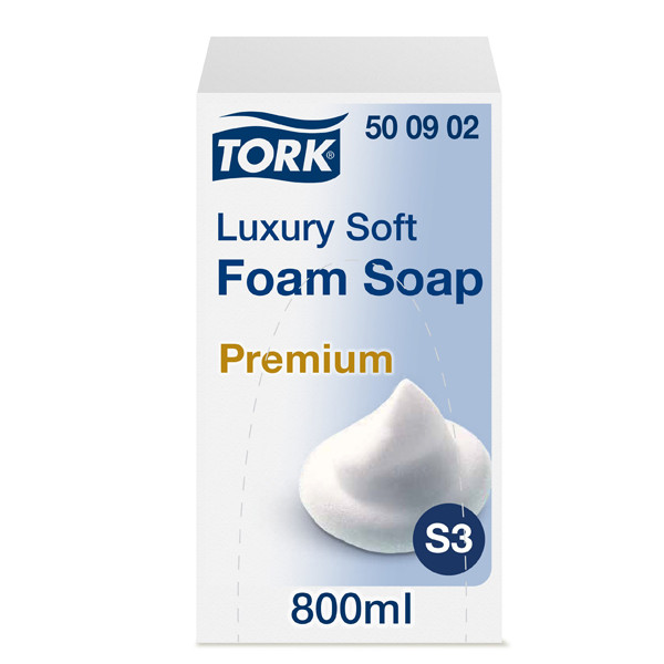 Tork 500902 Schuimzeep (800 ml) - geschikt voor Tork S3-dispenser  STO00152 - 1