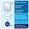 Tork 553008 H3-dispenser voor Z-vouw/C-vouw handdoeken (zwart)  STO00218 - 5