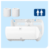 Tork 557000 T4-dispenser voor traditioneel toiletpapier (wit)  STO00007 - 3