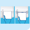 Tork 557000 T4-dispenser voor traditioneel toiletpapier (wit)  STO00007 - 4