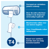 Tork 557000 T4-dispenser voor traditioneel toiletpapier (wit)  STO00007 - 6