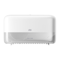 Tork 558040 T7-dispenser voor toiletpapier (wit)  STO00231