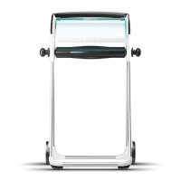 Tork 652000 W1-vloerstandaard voor poetspapier (turquoise)  STO00252