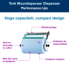 Tork 652100 W1-muurstandaard voor poetspapier (turquoise)  STO00254 - 2