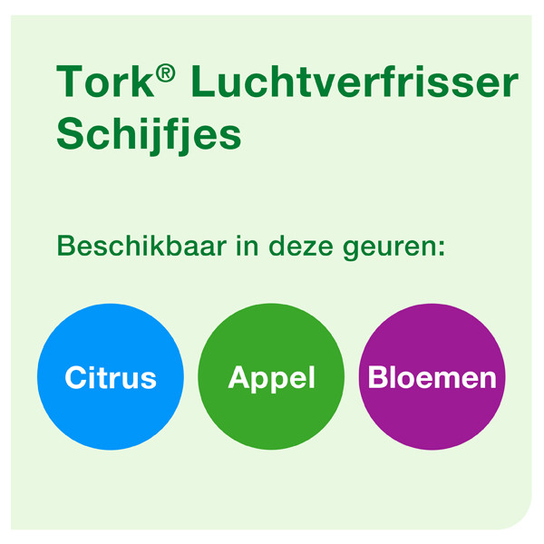 Tork A2-dispenser Luchtverfrissers | Wit | 562500 (4 stuks) STO00244 - 4