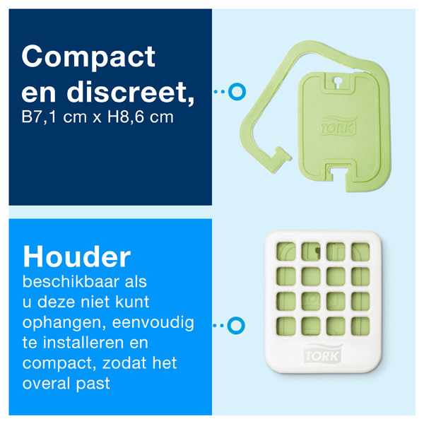 Tork A2-dispenser Luchtverfrissers | Wit | 562500 STO00244 - 3