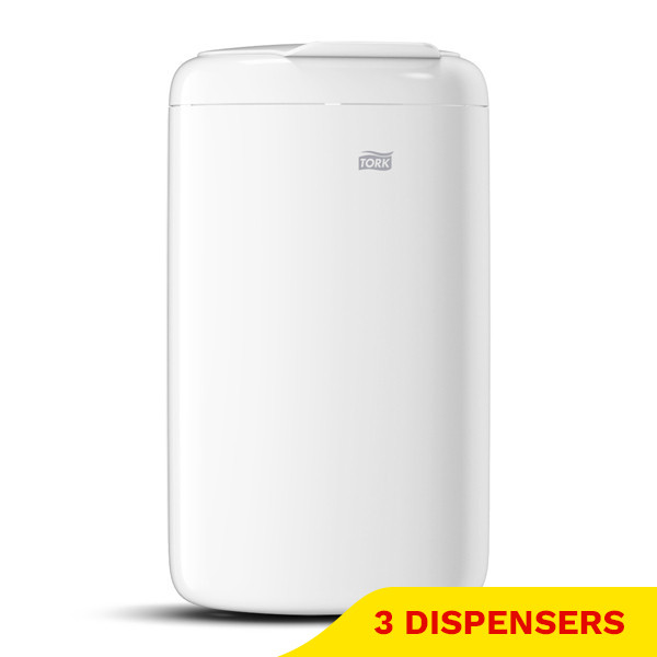 Aanbieding: Tork B3-afvalbak | 3 stuks | 5 liter | Wit | 564000 STO05377 - 1