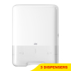 Aanbieding: Tork H3-dispenser Z-vouw/C-vouw Handdoeken | 3 stuks |  Wit | 553000 STO05395 - 1