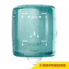 Aanbieding: Tork Reflex™ M4-dispenser Poetspapier | 3 stuks | Turquoise | 473180 STO05407 - 1