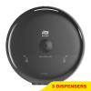 Aanbieding: Tork SmartOne® T8-dispenser Toiletpapier | Zwart | 3 stuks | 680008 STO05403 - 1
