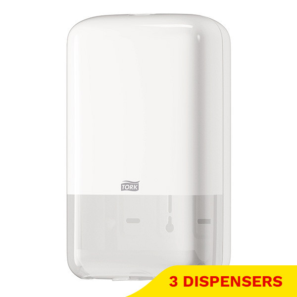 Aanbieding: Tork T3-dispenser Gevouwen Toiletpapier | 3 stuks | Wit | 556000 STO05405 - 1