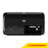 Aanbieding: Tork T4-dispenser Traditioneel Toiletpapier | 3 stuks | Zwart | 557008 STO05370 - 1