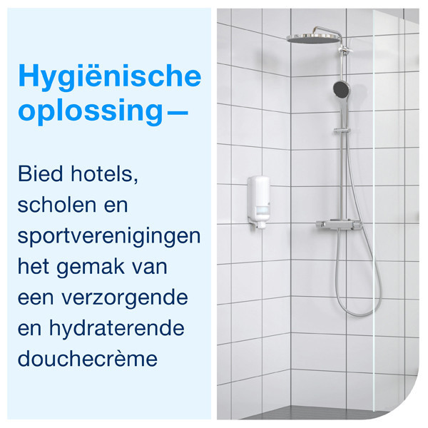 Aanbieding: Tork Vloeibare zeep Shower Cream 420601 | 6 stuks à 1 liter | Hair & Body | Geschikt voor Tork S1 dispenser STO05477 - 6