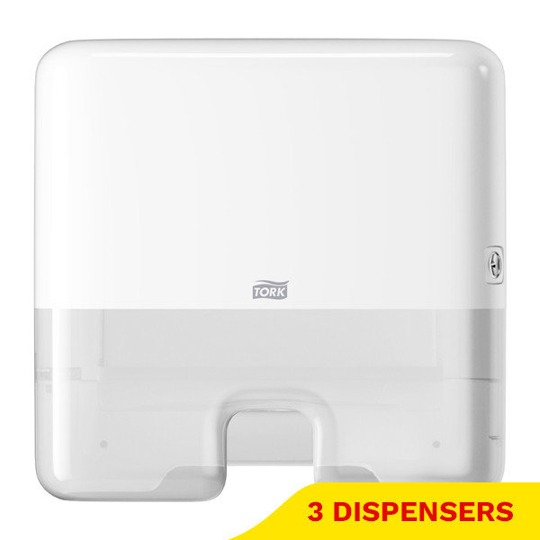 Aanbieding: Tork Xpress® H2-dispenser Multifold Handdoeken | 3 stuks | Wit | 552100 STO05382 - 1