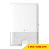 Aanbieding: Tork Xpress® H2-dispenser Multifold Handdoeken | 3 stuks | Wit | 552000 STO05373 - 1