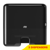 Aanbieding: Tork Xpress® H2-dispenser Multifold handdoeken | Zwart | 3 stuks | 552108 STO05383 - 1