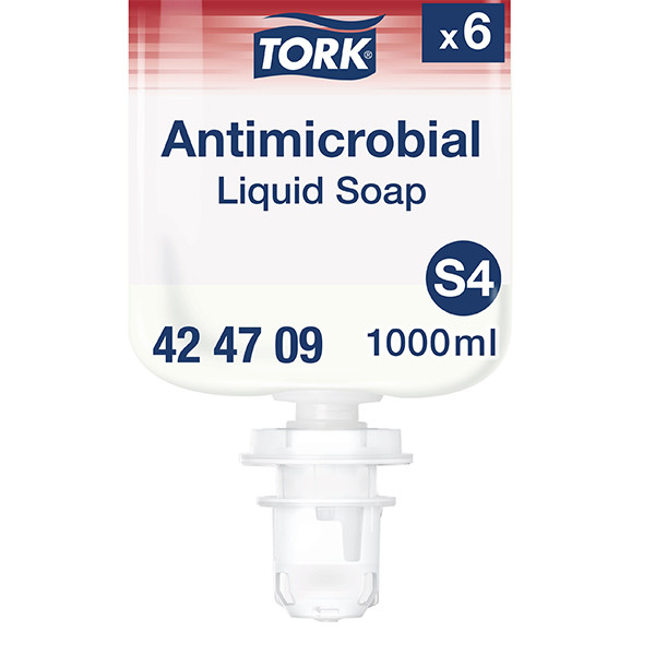 Tork Antimicrobiële Vloeibare Handzeep | S4 | 424709 (1000 ml) STO05340 - 1