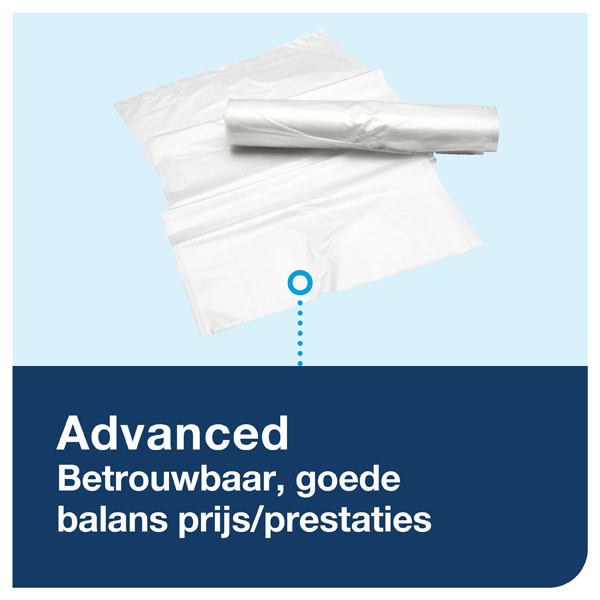 Tork B1-afvalbak | 50 liter | Zwart | 563008 STO00246 - 2