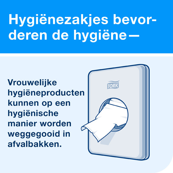 Tork B5-dispenser Hygiënezakjes | Wit | 566000 STO00250 - 3