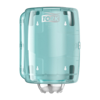 Tork Centerfeed 659000 M2-dispenser voor poetspapier (turquoise)  STO00261