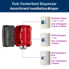 Tork Centerfeed 659008 M2-dispenser voor poetspapier (zwart/rood)  STO00262 - 3
