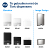 Tork Doorspoelbare handdoeken Tork Xpress® 129089 2-laags | 21 pakken | Geschikt voor Tork H2 dispenser  STO00085 - 2