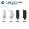 Tork Handdesinfectiegel 420103 | 1 Liter | Geschikt voor Tork S1 dispenser STO00133 - 3