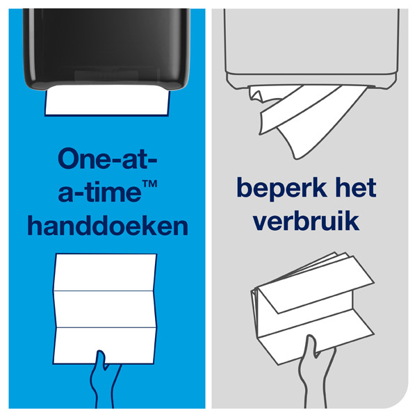 Tork Handdoeken Tork PeakServe® 100585 1-laags | 12 pakken | Geschikt voor Tork H5 dispenser  STO00082 - 5