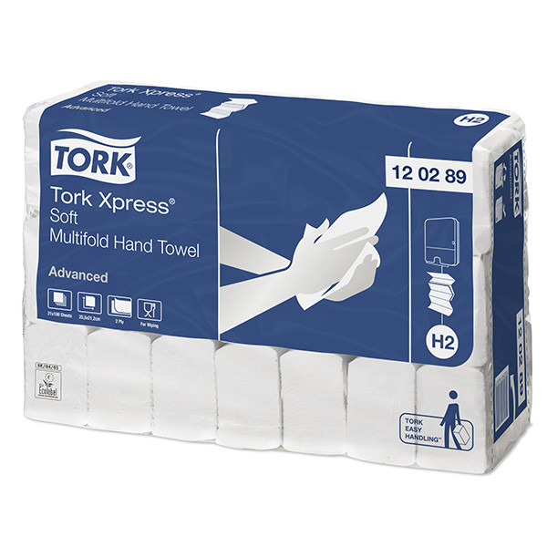 Tork Handdoeken Tork Xpress® 120398 2-laags | 21 pakken | Geschikt voor Tork H2 dispenser  STO00044 - 1